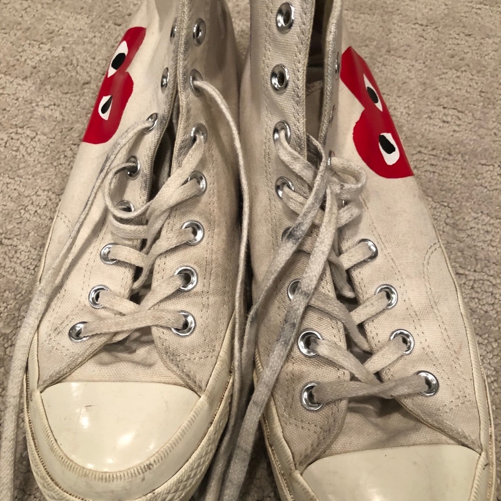 CDG White Convers - Picture 2 of 6